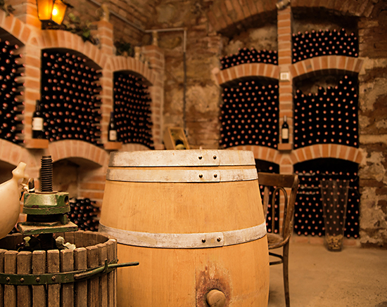 klimatizace do vinných sklepů